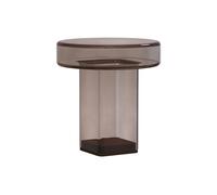 Naked Side Table H49 Smoke/Glass