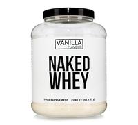 Naked Whey Protein Supplement Powder, Vanilla, GMO Free, Soy Free, Gluten Free Aid Muscle Growth and Recovery 2280g