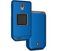 Nakedcellphone Case for CAT S22 Flip Phone, Slim Hard Shell Protector Cover - Cobalt Blue