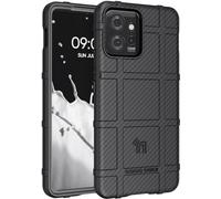 Nakedcellphone Case for Motorola ThinkPhone (2023), Special Ops Tactical Rugged Shield Cover - Carbon Fiber Design