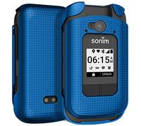 Nakedcellphone Case for Sonim XP3 Plus 4G Flip Phone, Slim Hard Shell Protector Cover for XP3plus (Model XP3900, Year 2021) - Cobalt Blue