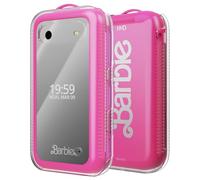 Nakedcellphone Clear Case for HMD Barbie Phone (USA Version ONLY), Transparent Hard Shell Slim Cover (Screen Protection, Textured Grip)