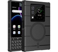 Nakedcellphone Flex Series for Unihertz Titan 2 Phone Case - Compatible with MagSafe Mounts - Black Carbon Fiber Design