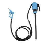 Nakkaa 55Gal Hand Lever Drum Pump for Industrial Fluids with Hose & Nozzle