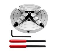 Nakkaa 6 Inch Precision Self Centering Woodturning Lathe Chuck Set 4 Jaw Self Centering Lathe Chuck Thread 1 x 8TPI