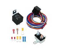 Nakkaa Electric Fuel Pump Harness and Relay Wiring Kit 30 AMP Heavy Duty Long Wires Universal Fit 12V System 40205G