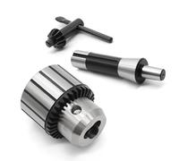 Nakkaa Super Heavy Duty Drill Chuck 1/2" Capacity with R8 Shank Precision Integrated & K32 Key Chuck Jaw Tightening Key R8-B16) (R8-B16 1/2")
