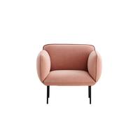 Wohlgeformt: Nakki 1-Sitzer Sofa Woud Die Serie Nakki wurde entwickelt, um dem Raum eine fröhliche Persönlichkeit zu verleihen. Der Sessel ist großzügig und fest gepolstert und bietet ein bequemes Sitzerlebnis, ohne seine Form zu verlieren. Die quadratische Form und die geraden Beine stehen im Kontrast zu den weichen Formen der Sitzfläche. Woud - skandinavisches Design aus Dänemark Skandinavischer Minimalismus in besonders edlem Gewand - dafür steht das dänische Unternehmen Woud. Durch sorgsam ausgewählte Farben, Textilien und Materialien entstehen zeitlose und langlebige Produkte, die auch in Jahrzehnten nichts von ihrer Ästhetik und Funktionalität verlieren. Dabei legt Woud auch großen Wert auf hochwertige Ausgangsmaterialien und die Zusammenarbeit mit innovativen Designern. Bezugsstoff: Alpine: 96% PES, 4% PAC Harald 3: 100% Baumwolle Kvadrat Remix 3: 90% Neu Wolle + 10% Nylon