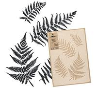 NAKLEO Floral Large Wall Painting Stencil 59x95 cm, Fern Leaf Frond Branch Pattern, Reusable Plastic Flower Template, DIY Art and Craft Home Decor, Floor Wood Fabric Furniture