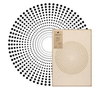 NAKLEO Painting Large Stencil, Diameter 57 cm, Dot Mandala Stencil, Reusable Plastic Template, Art Craft DIY, Big Geometric Orient Pattern for Painting Wall Floor Wood Fabric Furniture