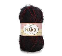 NAKO Paris, Knitting Yarn, Crochet Yarn, Acrylic Shawl Winter Hat Scarf Yarn - 3 Skein(Ball) 40% Premium Acrylic - 60% Polyamide Each Skein/Ball 100 gr 268 yds - 21306