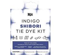 NAKOMA PRODUCTS RIT TIE DYE KIT SHI, Plastic Stainless Steel Fabric Cotton Nylon, Indigo Shibori, One Size