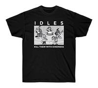 NAKU Idles Kill Them with Kindness Vintage T-Shirt, Idles Band T-Shirt Black, black, XXL