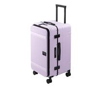 NAKURU 20" Carry On Suitcase with Cup Holder & USB Port & Hook - 360° Spinner Luggage with Silent Wheels, TSA Lock, Expandable Airline Approved Travel Suitcase for Men Women，Purple