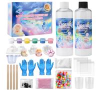 Nakutita Liquid Silicone for Taba Squishy Kit, 500g 1:1 AB Ratio Mixed Super Soft Silicone Rubber for Cat Paw Casting, Stress Relief Hamster Molding, Decompression Gift, DIY Craft for Enthusiasts