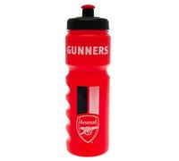 Arsenal FC Gunners Crest Plastic Water BottleOne Size Red/White/Black TA9453