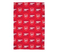 Nal Fc Polyester Checkered Fleece Blanket Red/white (150Cm X 100Cm)
