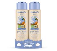 Nala’s Baby Body Wash & Shampoo Vanilla Cloud 400ml x2