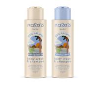 Nala’s Baby Original Coconut & Vanilla Cloud Body Wash 400ml x2 Bundle | Original & Vanilla Baby Wash & Shampoo | Dermatologically-tested & Paediatrician-approved | Tear-Free | Vegan | 400ml |