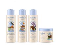 Nala’s Baby Vanilla Cloud XL Bath & Body Super Size Bundle | 4-Piece Vanilla Cloud Bath And Body Bundle With Wash, Lotion, Oil & 500ml Body Butter | Vegan & Gentle For Delicate Skin