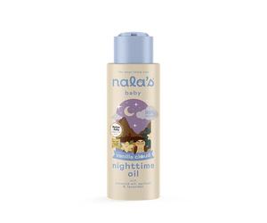 Nala's Baby Nighttime Oil Vanilla Cloud | Award-winning |99% Natural | Paediatrician-approved | Shea Butter, Cocoa Butter and Camomile | Vegan | 400ml | Nalas Baby