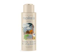 Nala's Baby Original Body Wash & Shampoo | Award-winning | 99% Natural | Dermatologically-tested and Paediatrician-approved | Tear-Free | Nourishing Oat and Shea Butter | Vegan | 400ml | Nalas Baby