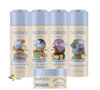 Nala's Baby Vanilla Cloud Complete Bundle | Full Vanilla Cloud Range of Body Wash & Shampoo, Body Lotion, Nighttime Oil, Body Butter, Bubble Bath | Allergen-Free Fragrance | Dermatologically-tested