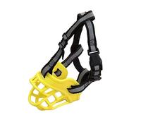 NALEINING Dog Muzzle, Anti-biting and Anti-barking, Professional Muzzle for Large Medium and Small Dogs (X-Small,Yellow)