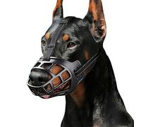 NALEINING Dog Muzzle, Anti-biting and Anti-barking, Professional Muzzle for Large Medium and Small Dogs (X-Large,Black)