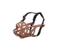 NALEINING Dog Muzzle, Professional Muzzle for Dogs, Anti-bite and Anti-bark, Allows Drinking and Panting (Medium,Brown)