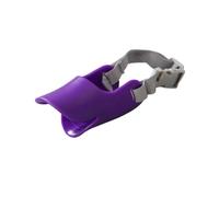 NALEINING Dog Muzzle, Soft Silicone, Comfortable and Breathable, Cute Duckbill Shape Dog Muzzle for Small Dogs (Large,Purple)