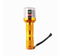 NALEINING Electric Grinder, Creative Flashlight Shape, A Good Tool for Crushing Tobacco Leaves, Herbs and Spices. (Gold)