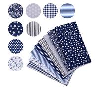 Naler 8pcs 50x50cm Patchwork Cotton Fabric Squares Bundles Remnants Pre-Cut Quilt Printed Floral Fabric for Sewing Quilting DIY Craft Handicraft