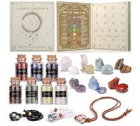 Naler Crystal Advent Calendar 2025 Healing Crystal for Women Men Gemstone Countdown Healing Gemstone Christmas Calendars
