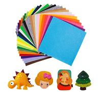Naler Felt Sheet 15 x 15cm, 30pcs, Assorted Colour