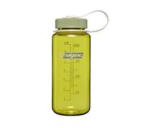 Nalgene 16 oz Wide Mouth Water Bottle, Thrill & Motion, Endive w/Oil Green