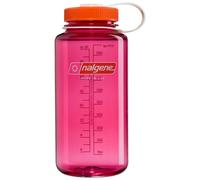 Nalgene Wide Mouth 1L Tritan Renew Water Bottle - Fuchsia Purple - Flame Cap