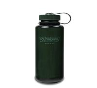 Nalgene Monochrome BPA-Free Recycled Reusable Water Bottle for Backpacking, Hiking, Gym - 32 oz Shatterproof Jade