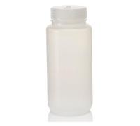 Nalgene 2105-0016 Polypropylene Copolymer Lab Quality Wide Mouth Bottle with Polypropylene Screw Type Closure, 500ml Capacity (Case of 48)