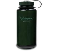 Nalgene Monochrome BPA-Free Recycled Reusable Water Bottle for Backpacking, Hiking, Gym - 32 oz Shatterproof Jade