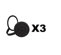 Nalgene 32oz Wide Mouth Water Bottle Cap Replacement Black Loop Top Lid (3-Pack)