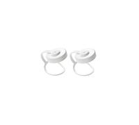 Nalgene 32oz Wide Mouth Water Bottle Cap Replacement White Loop Top Lid 2-Pack