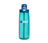 Nalgene 24oz FreshFlow Straw Bottle, BPA-Free, Easy to Clean, Dishwasher Safe Water Bottle for Gym & Sports, Office & Travel, Blue Aqua