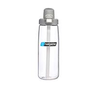 Nalgene Fresh Flow 700ml Straw Water Bottle - Clear - Gray Cap