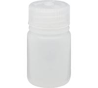 Nalgene - Round Wide Neck Bottle size 30 ml - Hals Ø 21 mm, grey/white