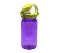 Nalgene Leak Proof Everyday Kids' Outdoor Water Bottle available in Purple with green cap - 12 oz (0.35 Liter)