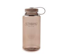 Nalgene Monochrome BPA-Free Recycled Reusable Water Bottle for Backpacking, Hiking, Gym - 32 oz Shatterproof - Mocha