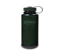 Nalgene Monochrome BPA-Free Recycled Reusable Water Bottle for Backpacking, Hiking, Gym - 32 oz Shatterproof Jade
