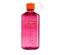 Nalgene Narrow Mouth 1L Tritan Renew Water Bottle - Fuchsia Purple - Flame Cap