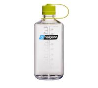 Nalgene Narrow Mouth 1L Tritan Sustain Water Bottle - Clear (Green Cap)